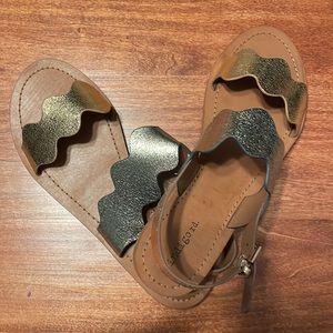 Indigo Rd. Sandals Gold and Silver Never Worn - Fantastic Condition Size 10
